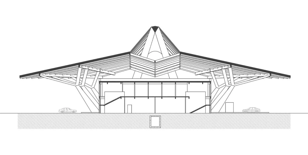 BIM Architecture | Hangzhou Ningbo Expressway Shaoxing Toll Station/Ren Tian Architecture
