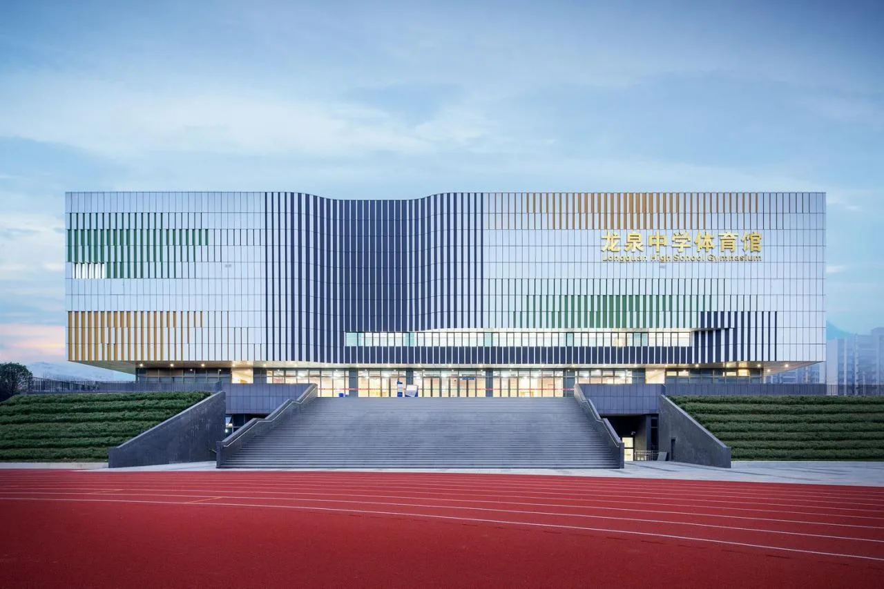 BIM Architecture | Longquan Middle School Gymnasium/China Southwest Architectural Design and Research Institute Co., Ltd
