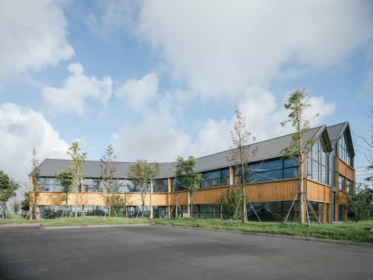 BIM Architecture | Wooden Home - Dafeng Wooden Structure R&D Center/CATS