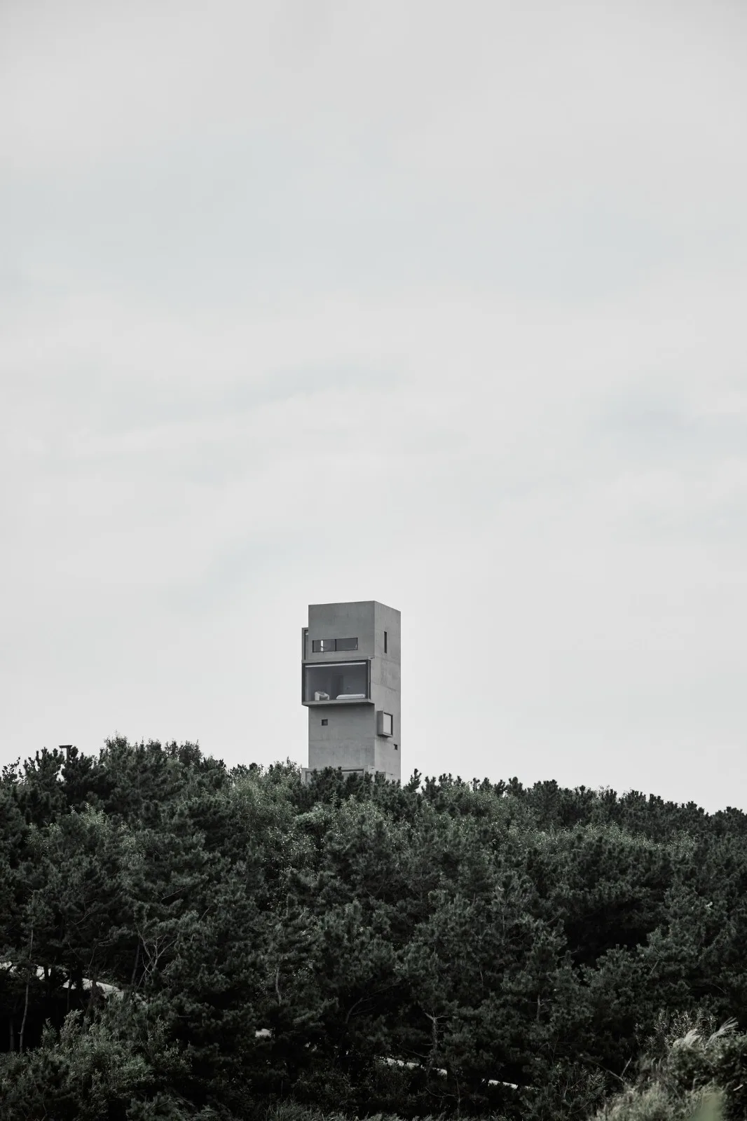BIM Architecture | Cliff Top Cafe and Tower Residence • Architectural Firm (TAO)