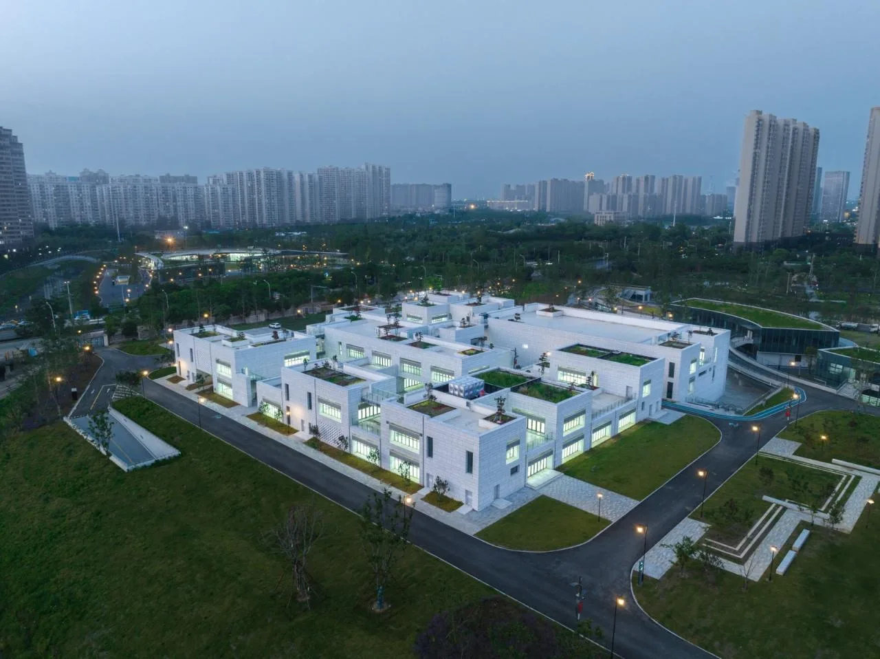 BIM Architecture | Wuhan Sponge Park Study+Visitor Center/UAO Ruituo Design
