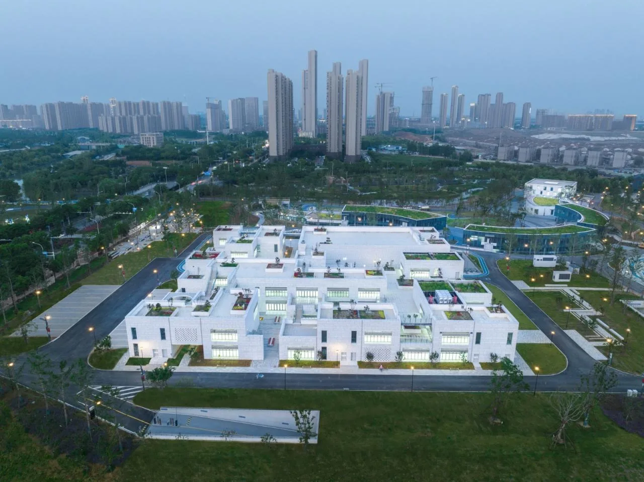 BIM Architecture | Wuhan Sponge Park Study+Visitor Center/UAO Ruituo Design