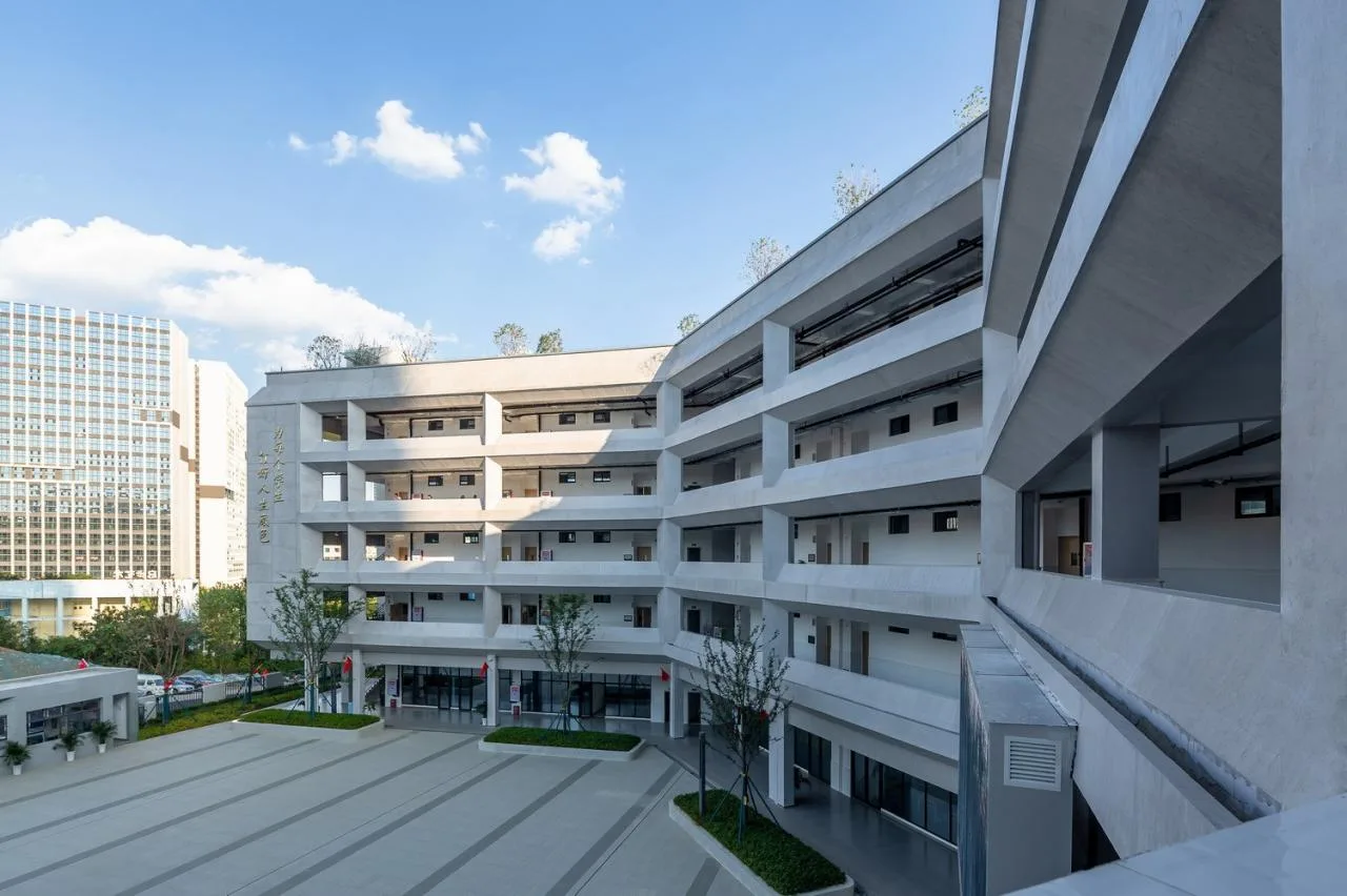 BIM architecture | Growing freely like organic life: Guanshanhu District No.8 Middle School, Guiyang