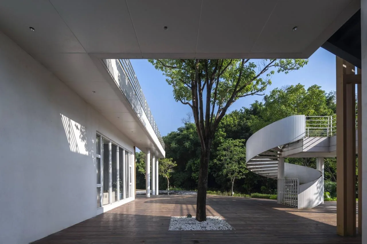 BIM Architecture | Multi level 'Lightness': Huangma Rural Revitalization Workstation and Rural Reception Room/Three dimensional Architecture