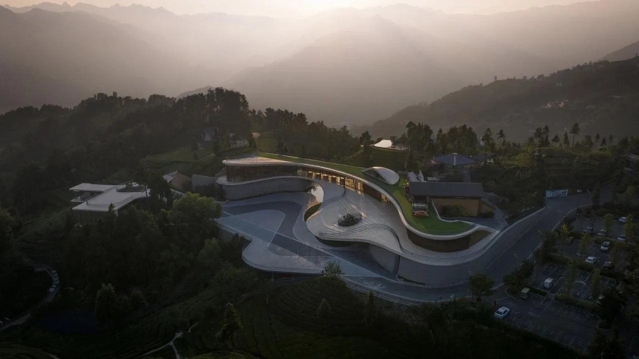 BIM Architecture | Three Gorges Tea Tourism Town Exhibition Center/Architecture Camp Design Studio