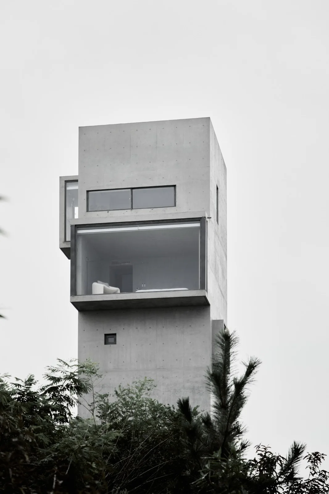BIM Architecture | Cliff Top Cafe and Tower Residence • Architectural Firm (TAO)