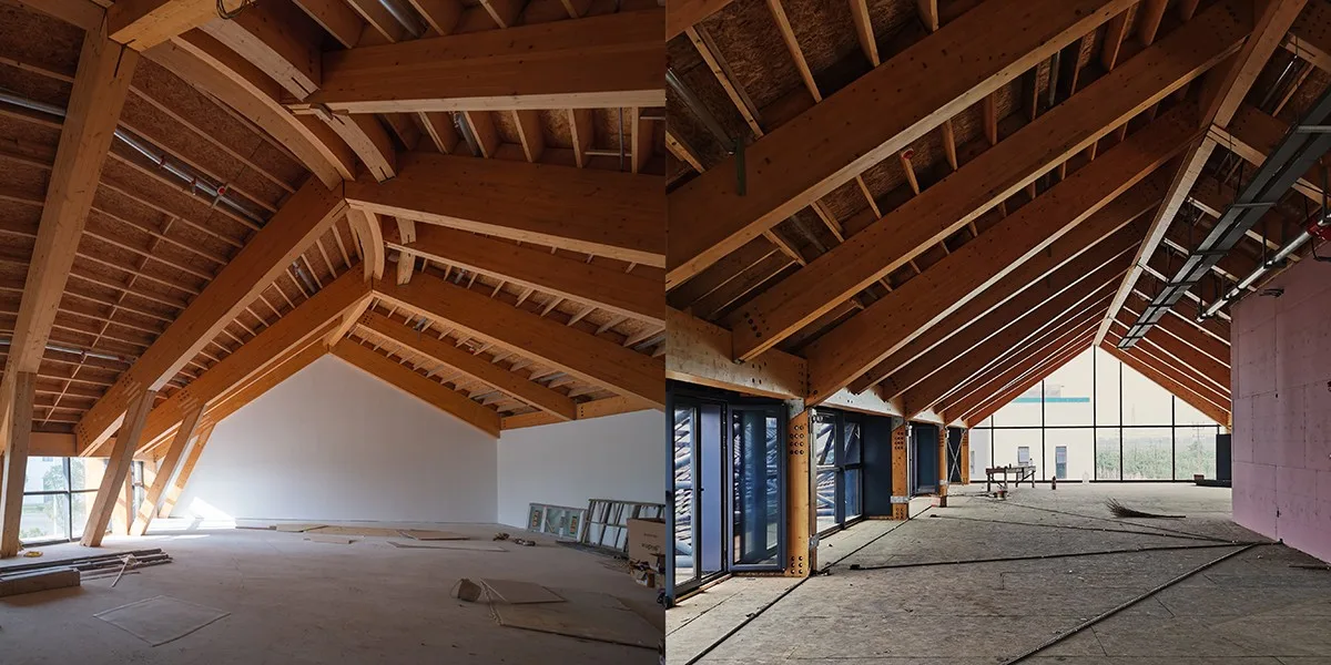 BIM Architecture | Wooden Home - Dafeng Wooden Structure R&D Center/CATS