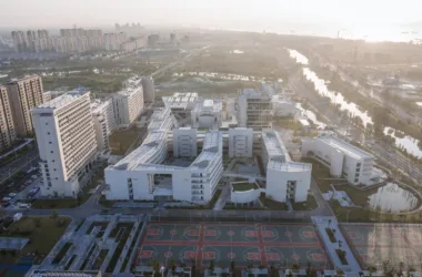 Jiangsu Jingjiang Senior High School New Campus Designed by Rong Chaohui Studio | BIM Architecture-BIM WORLD