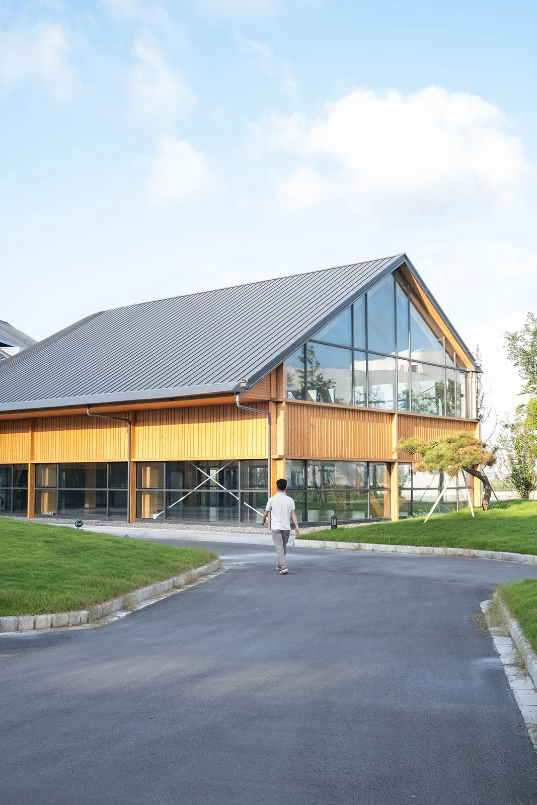 BIM Architecture | Wooden Home - Dafeng Wooden Structure R&D Center/CATS