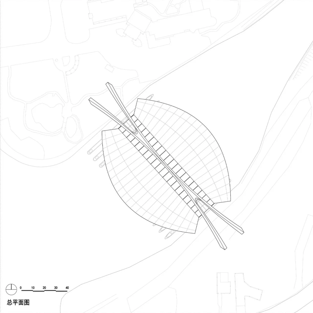 BIM Architecture | Hangzhou Ningbo Expressway Shaoxing Toll Station/Ren Tian Architecture