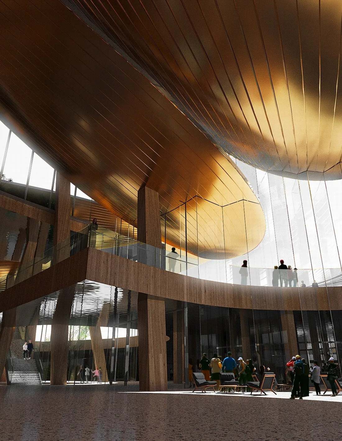 BIM Architecture | Anji 'Two Mountains' Future Science and Technology City Cultural and Art Center/MAD Ma Yansong's New Work