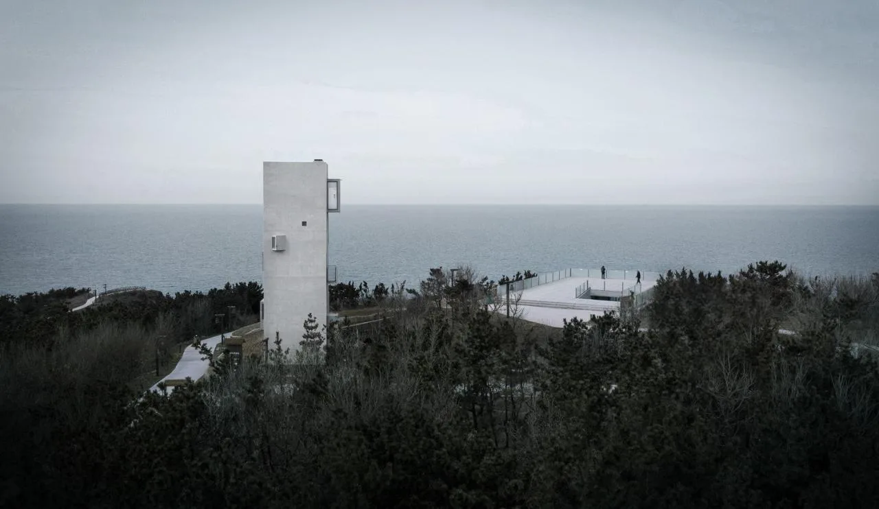 BIM Architecture | Cliff Top Cafe and Tower Residence • Architectural Firm (TAO)