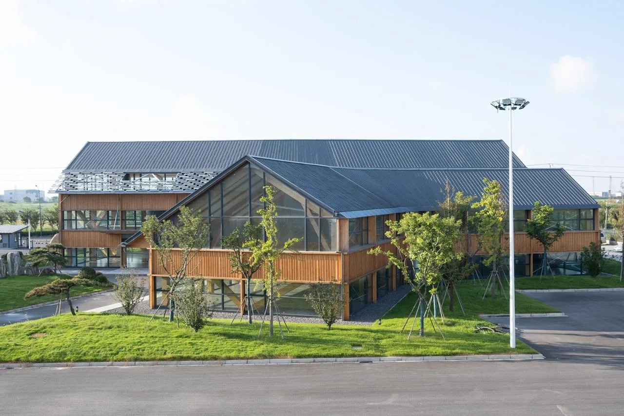 BIM Architecture | Wooden Home - Dafeng Wooden Structure R&D Center/CATS