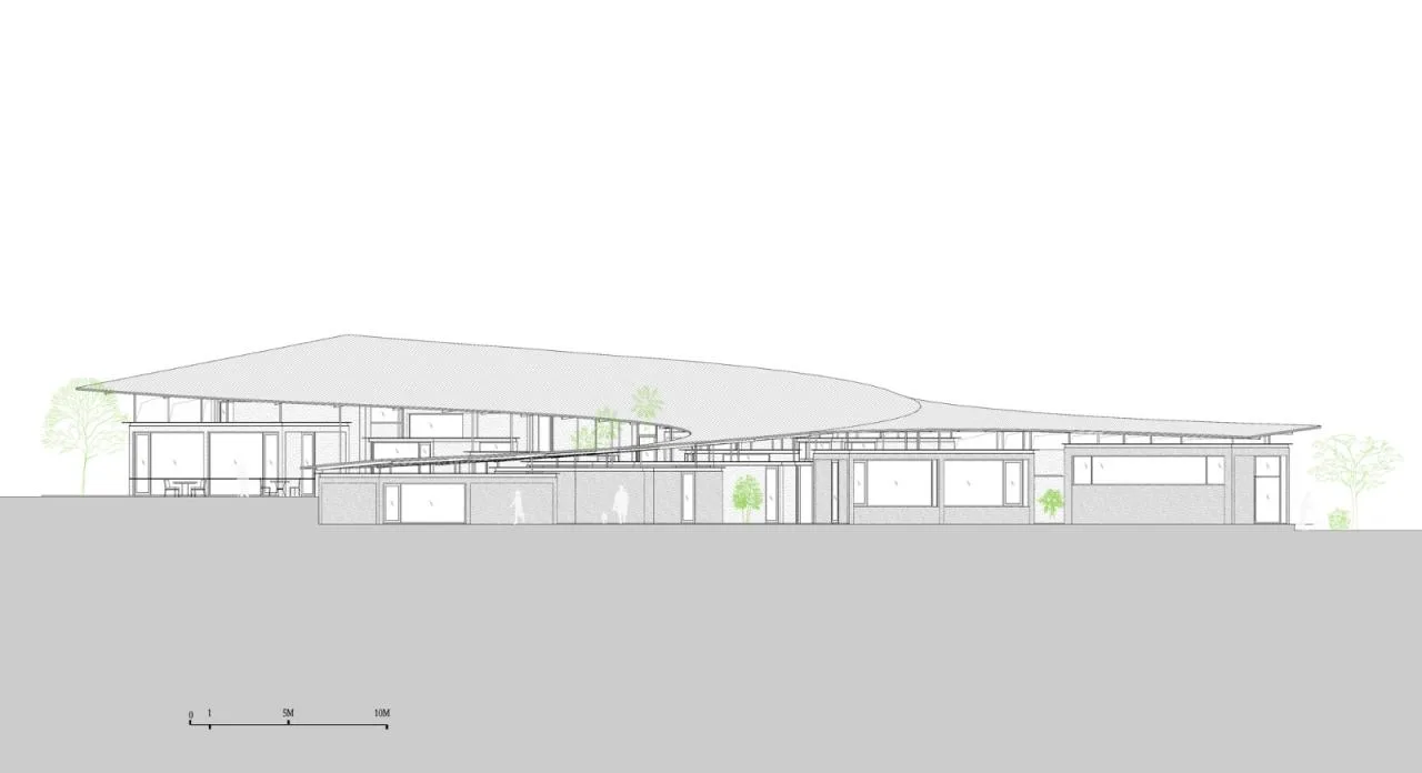 BIM Architecture | Wufu Mountain and Water Dragon Family Banquet Restaurant/Lowercase Architecture