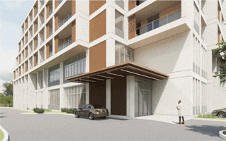 BIM Architecture | Interaction between Multi story Elderly Care Centers and External Environment - Boyuan Elderly Care Center/UUA