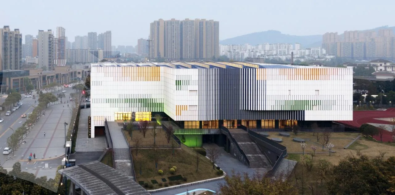 BIM Architecture | Longquan Middle School Gymnasium/China Southwest Architectural Design and Research Institute Co., Ltd