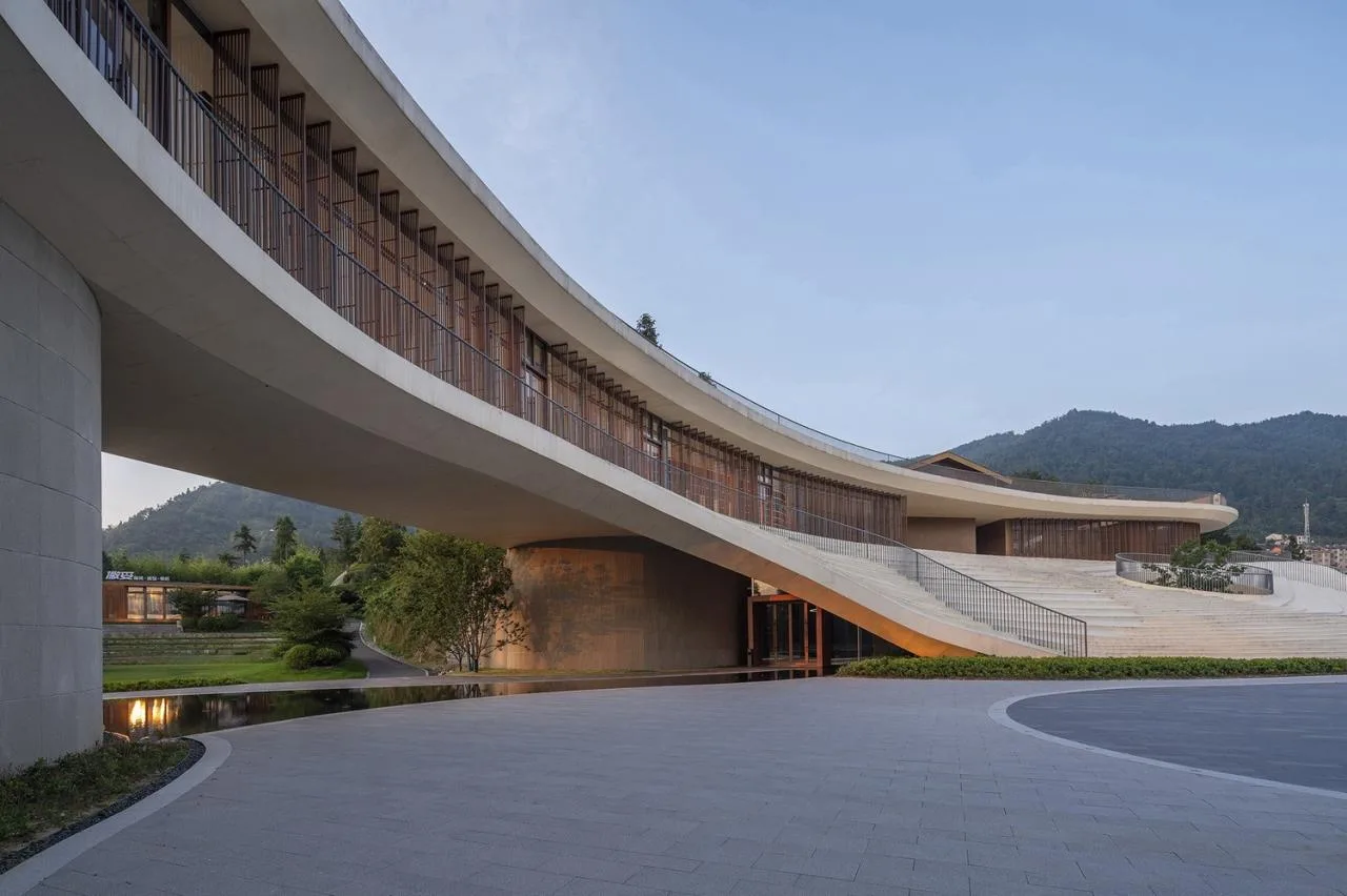 BIM Architecture | Three Gorges Tea Tourism Town Exhibition Center/Architecture Camp Design Studio
