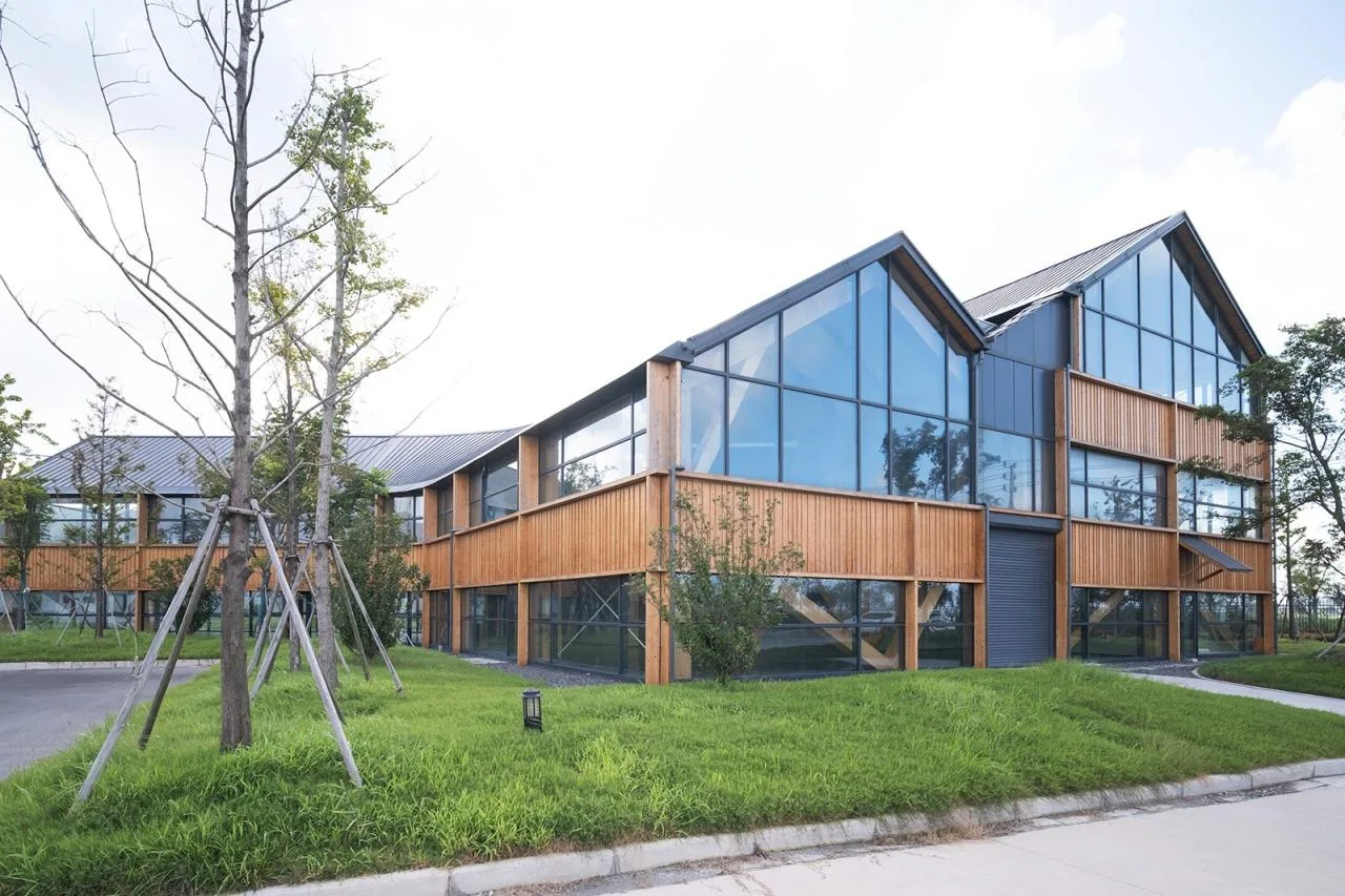 BIM Architecture | Wooden Home - Dafeng Wooden Structure R&D Center/CATS