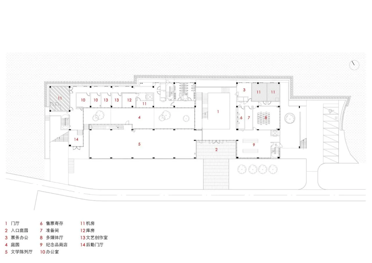 BIM Architecture | Xuefeng Literature Museum/Tongji Institute Linhe Architecture Studio