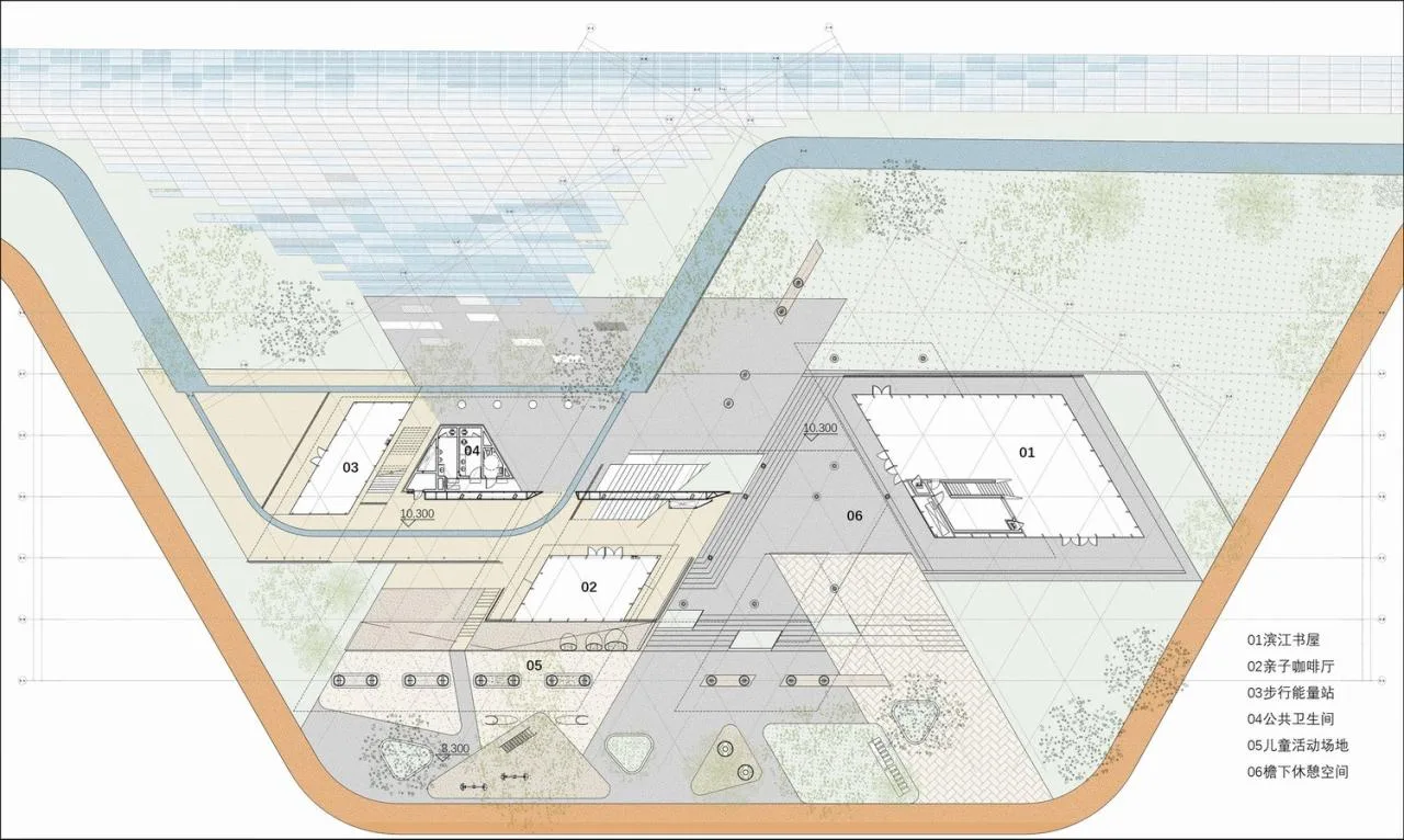 BIM Architecture | Hangzhou Binjiang Public Space · Fengyuanyi/Tongji Original Design Studio