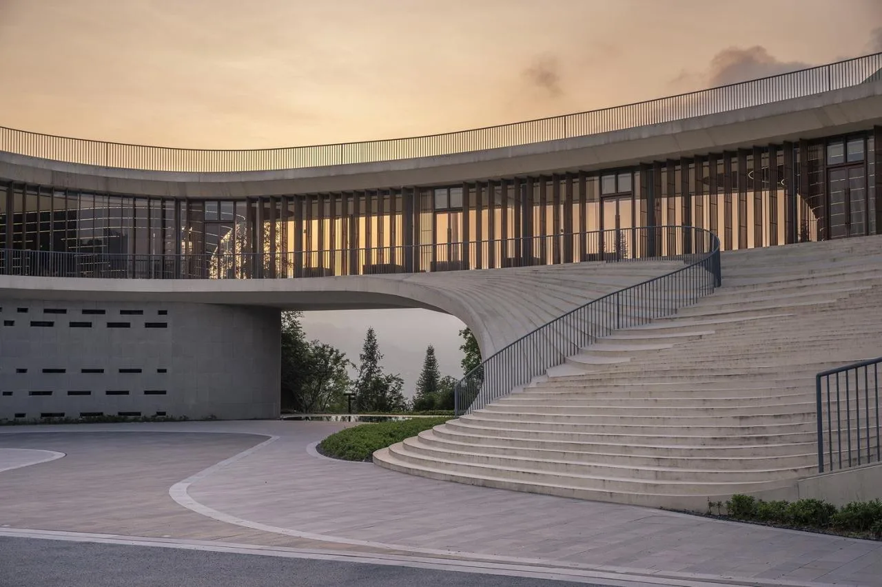 BIM Architecture | Three Gorges Tea Tourism Town Exhibition Center/Architecture Camp Design Studio