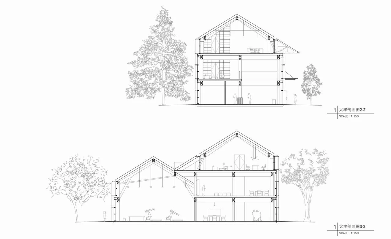 BIM Architecture | Wooden Home - Dafeng Wooden Structure R&D Center/CATS