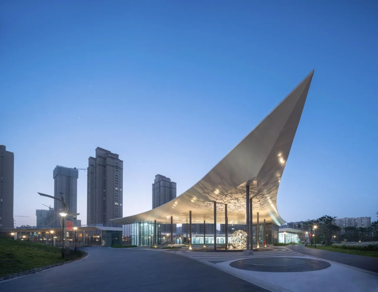 BIM Architecture | Wuhan Sponge Park Study+Visitor Center/UAO Ruituo Design