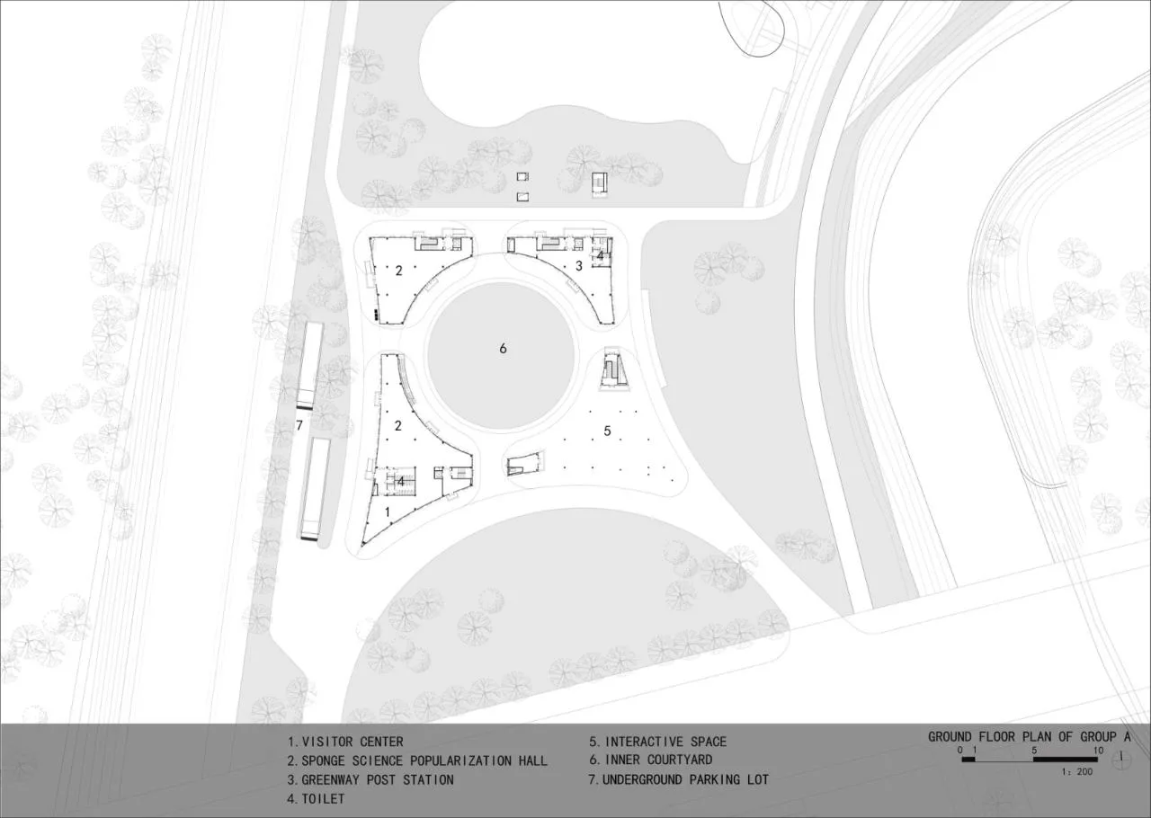 BIM Architecture | Wuhan Sponge Park Study+Visitor Center/UAO Ruituo Design