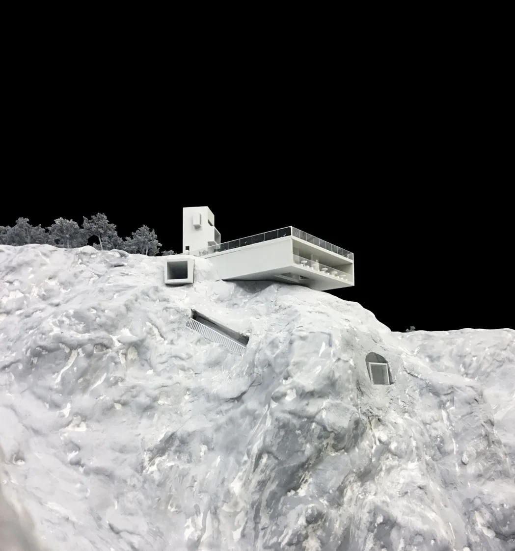 BIM Architecture | Cliff Top Cafe and Tower Residence • Architectural Firm (TAO)