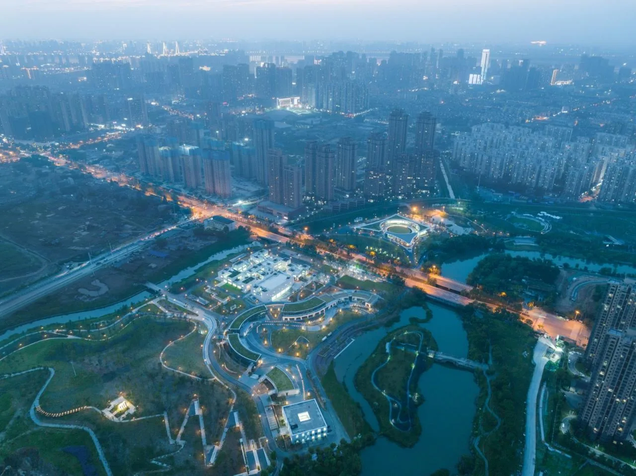 BIM Architecture | Wuhan Sponge Park Study+Visitor Center/UAO Ruituo Design