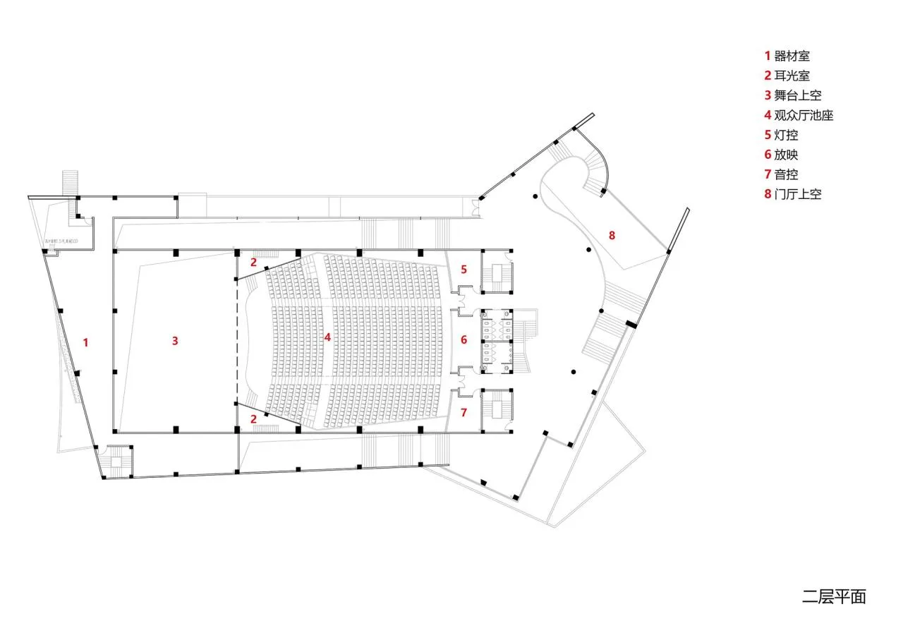 BIM Architecture | Jiangsu Jingjiang Senior High School New Campus/Rong Chaohui Studio