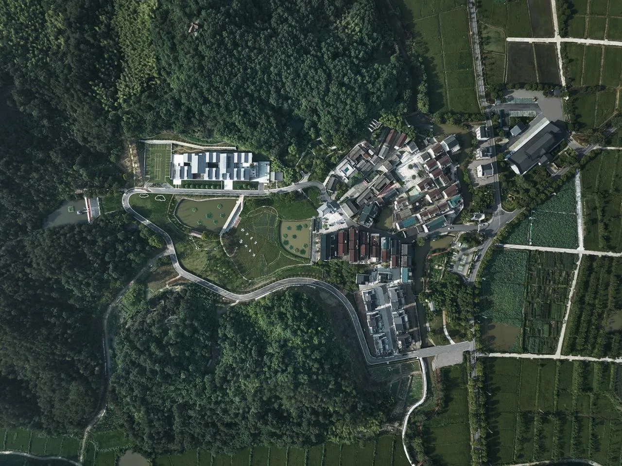 BIM Architecture | Xuefeng Literature Museum/Tongji Institute Linhe Architecture Studio
