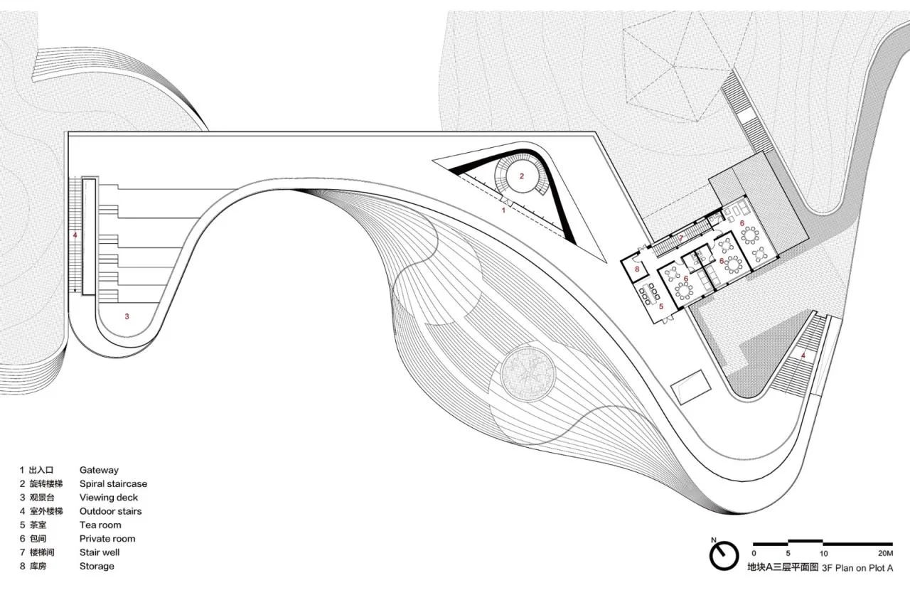 BIM Architecture | Three Gorges Tea Tourism Town Exhibition Center/Architecture Camp Design Studio