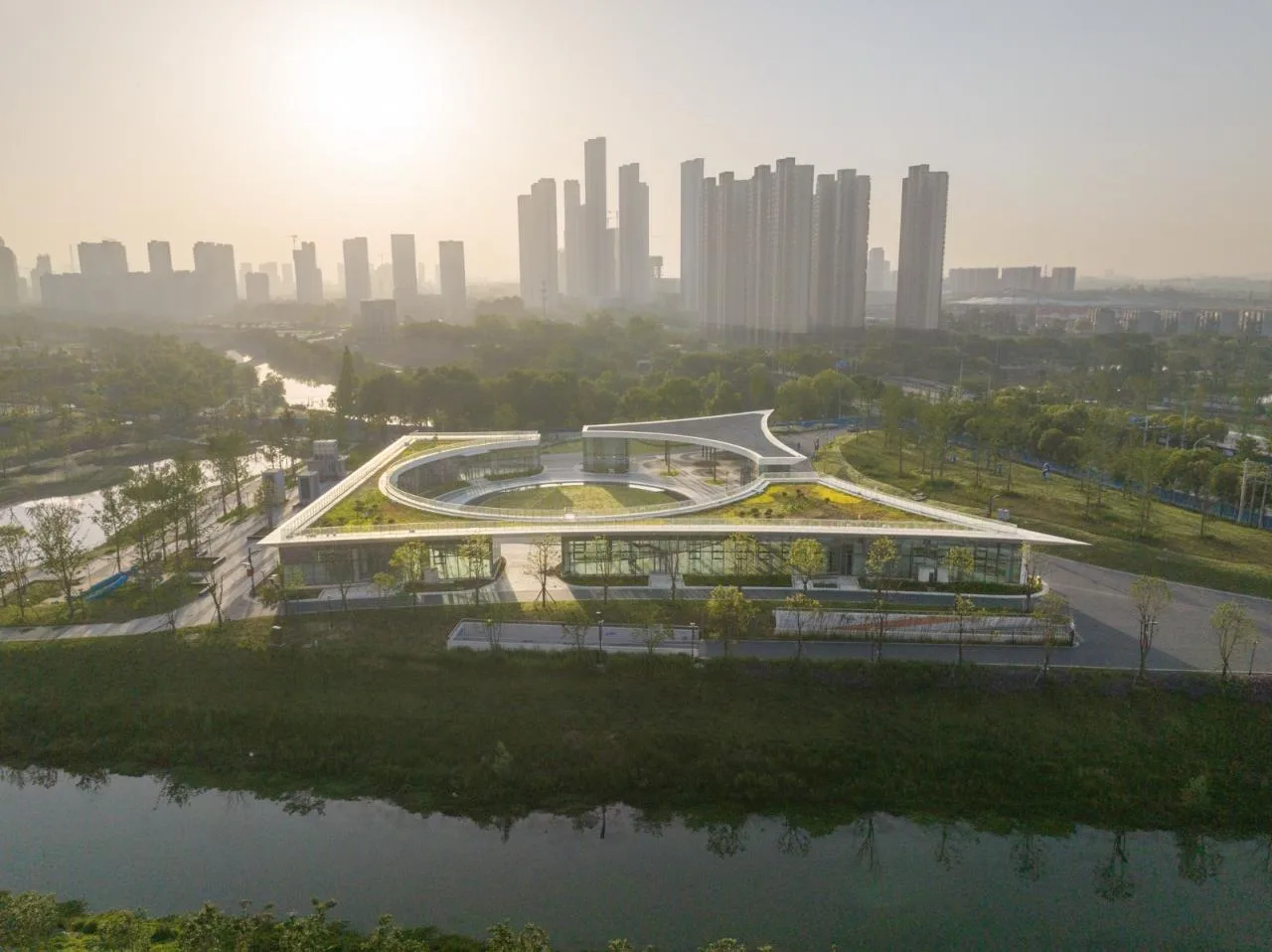 BIM Architecture | Wuhan Sponge Park Study+Visitor Center/UAO Ruituo Design