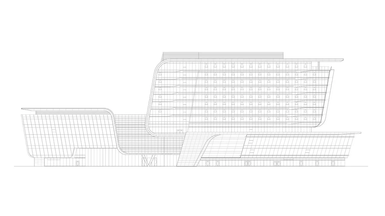 North elevation view