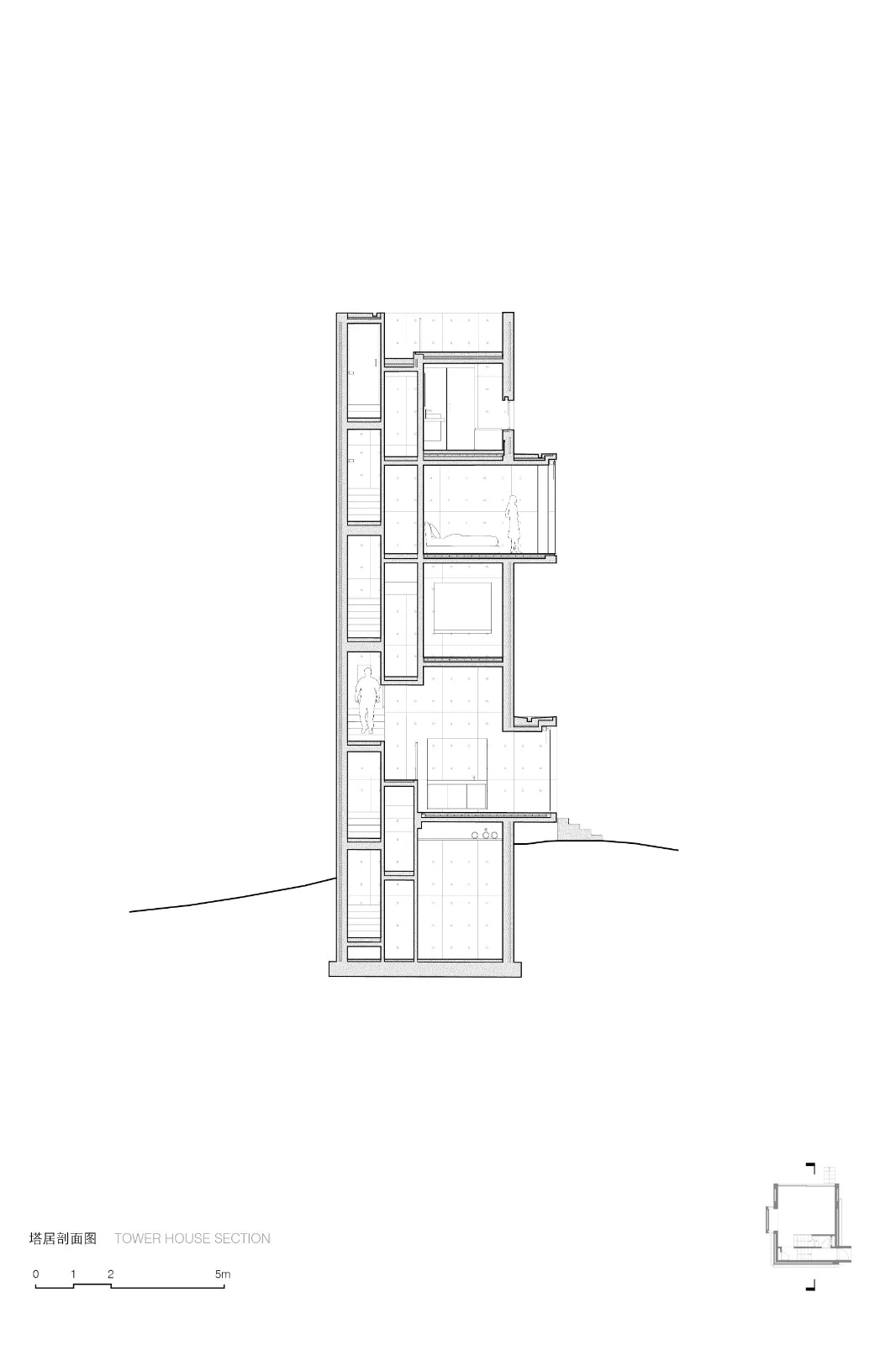 BIM Architecture | Cliff Top Cafe and Tower Residence • Architectural Firm (TAO)
