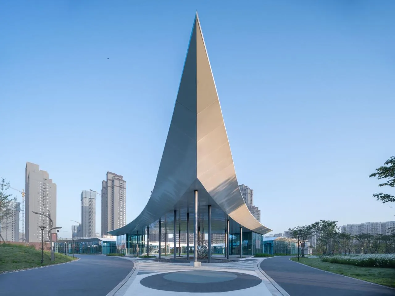 BIM Architecture | Wuhan Sponge Park Study+Visitor Center/UAO Ruituo Design