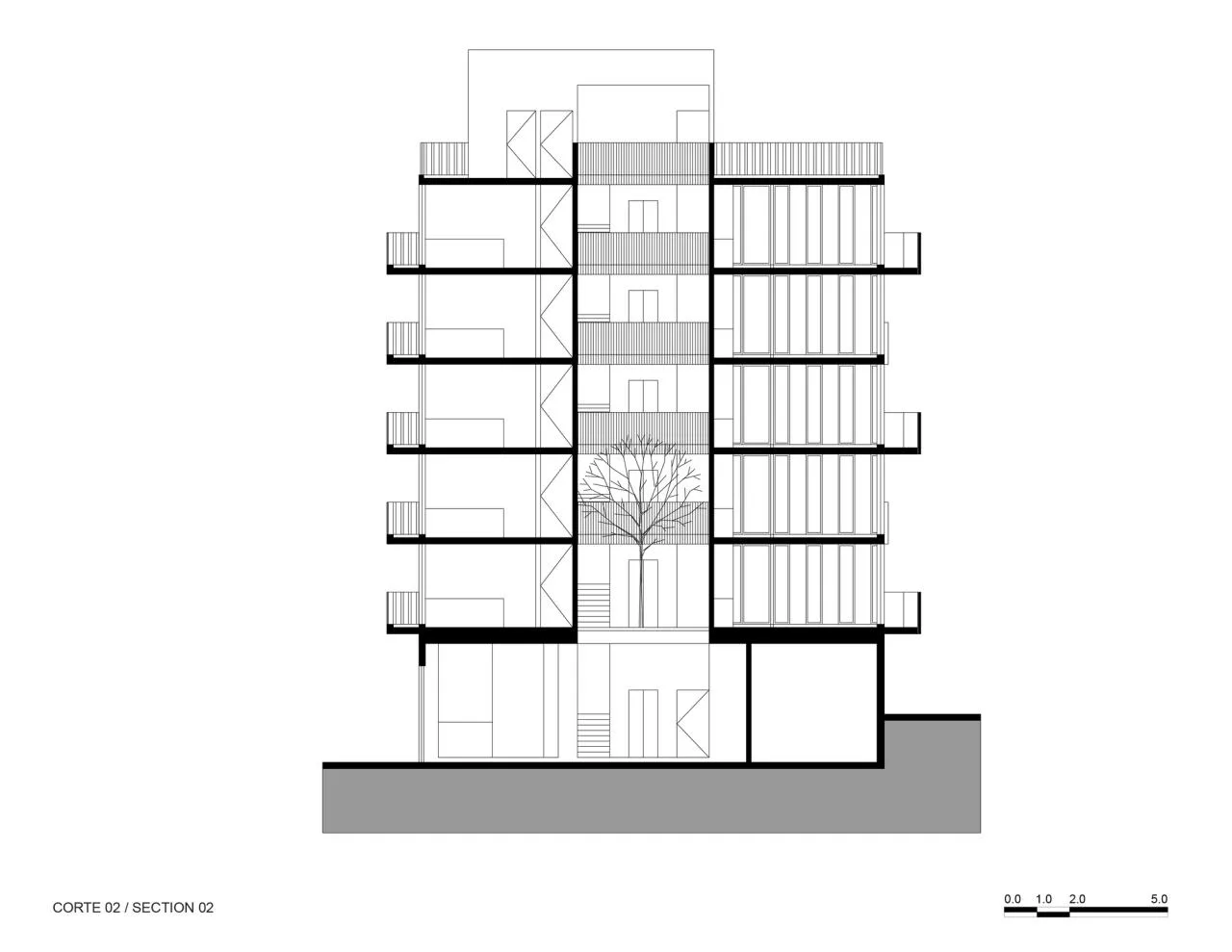 BIM Architecture | Triangle Residential Building: MO288 Residential Building/HGR ARQUITECTOS