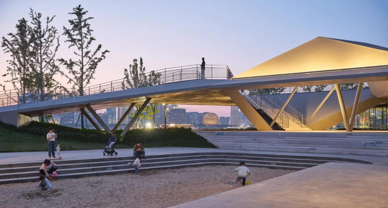 BIM Architecture | Hangzhou Binjiang Public Space · Sanqiao Asian Games Park/Tongji Original Design Studio