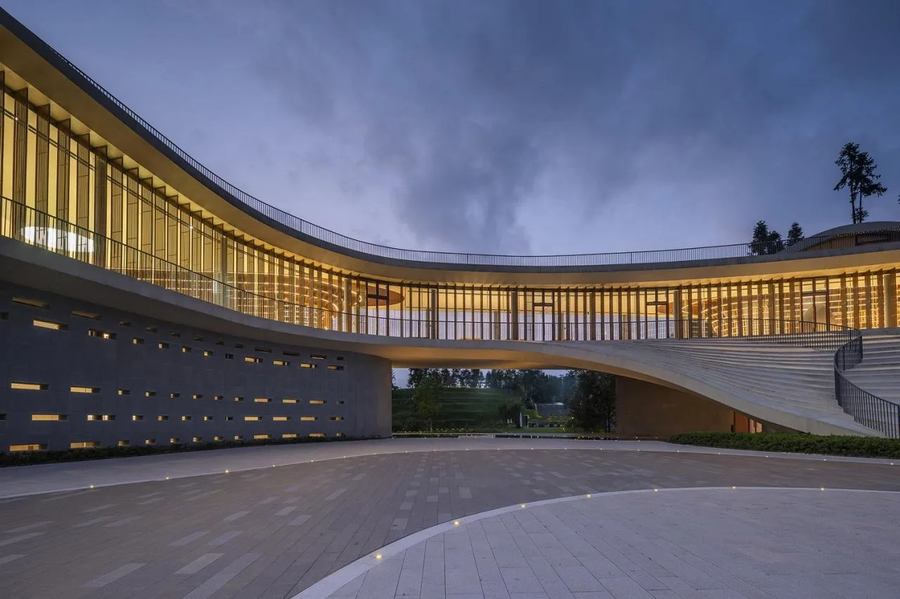 BIM Architecture | Three Gorges Tea Tourism Town Exhibition Center/Architecture Camp Design Studio