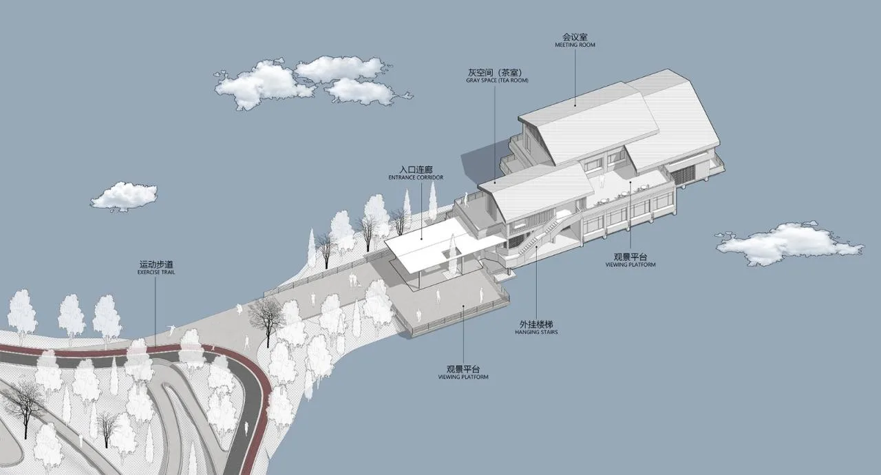 BIM Architecture | Fuling Huigu Lake Science and Technology Innovation Town Bailuwan Demonstration Zone/Yueji Architecture