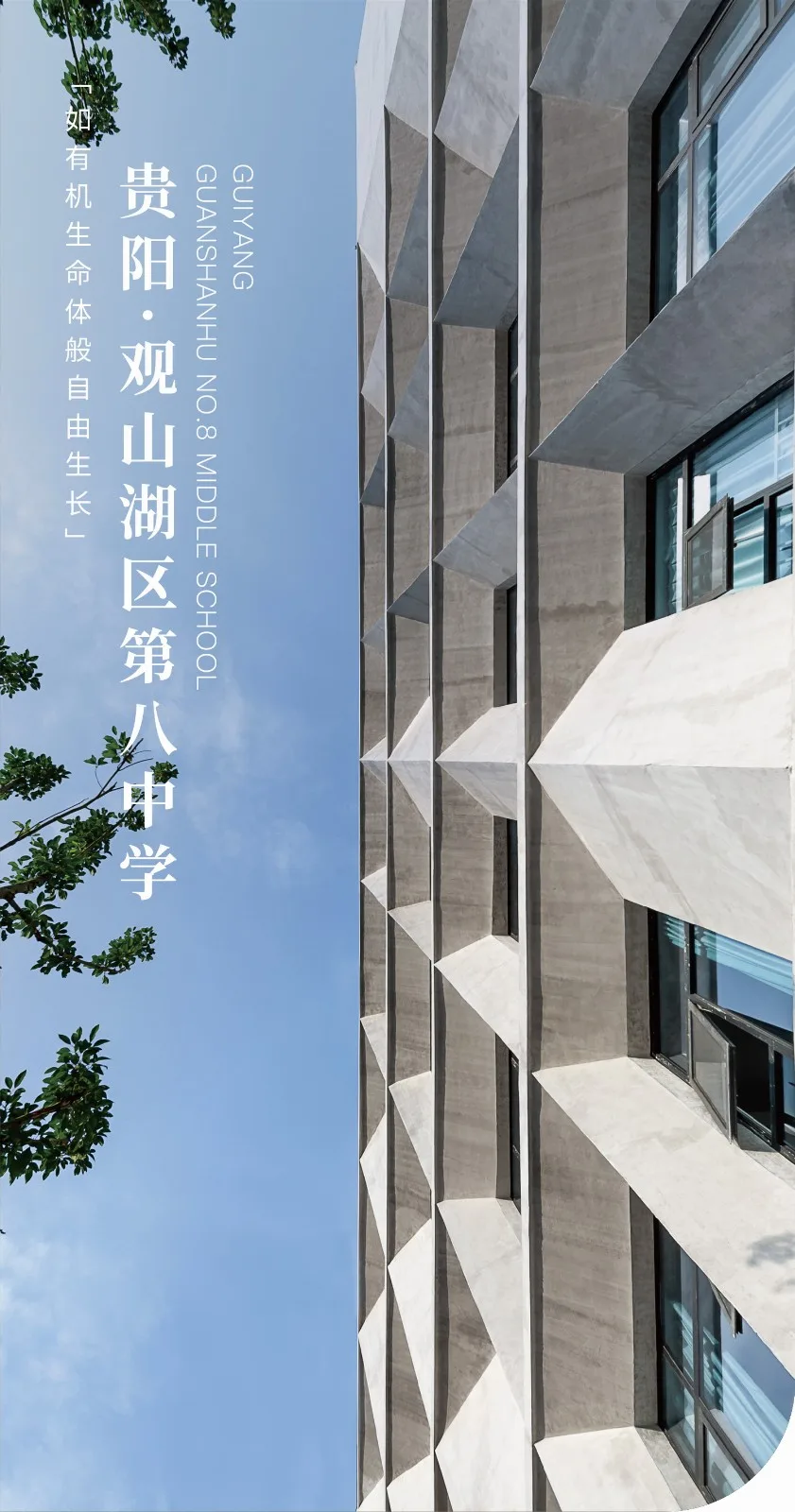 BIM architecture | Growing freely like organic life: Guanshanhu District No.8 Middle School, Guiyang