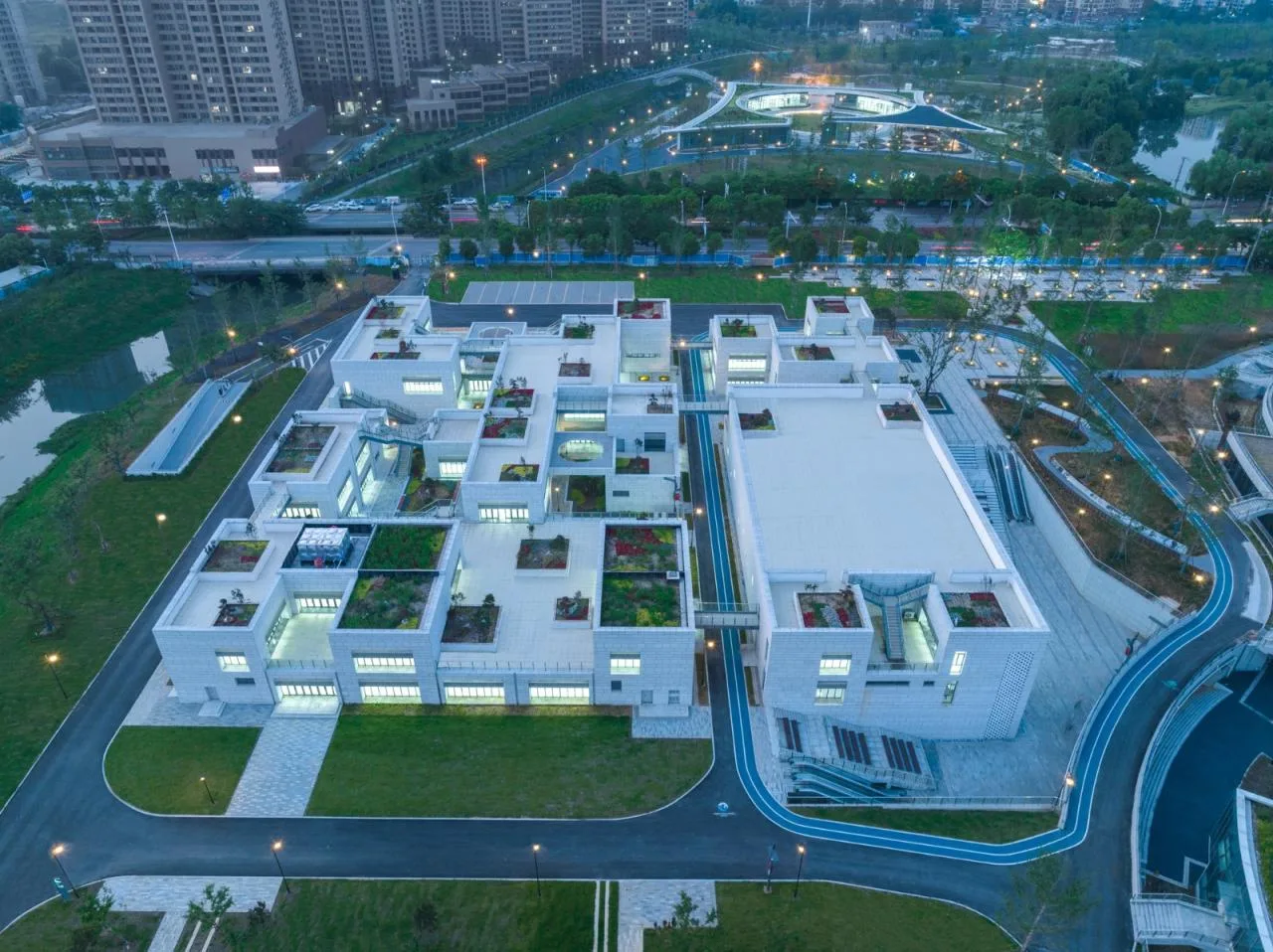 BIM Architecture | Wuhan Sponge Park Study+Visitor Center/UAO Ruituo Design