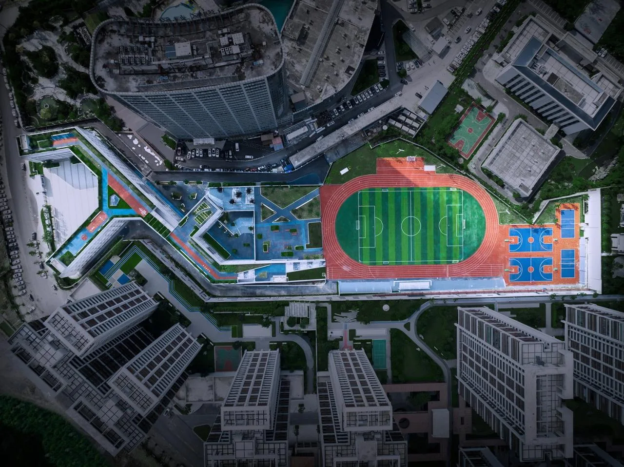 BIM architecture | Growing freely like organic life: Guanshanhu District No.8 Middle School, Guiyang