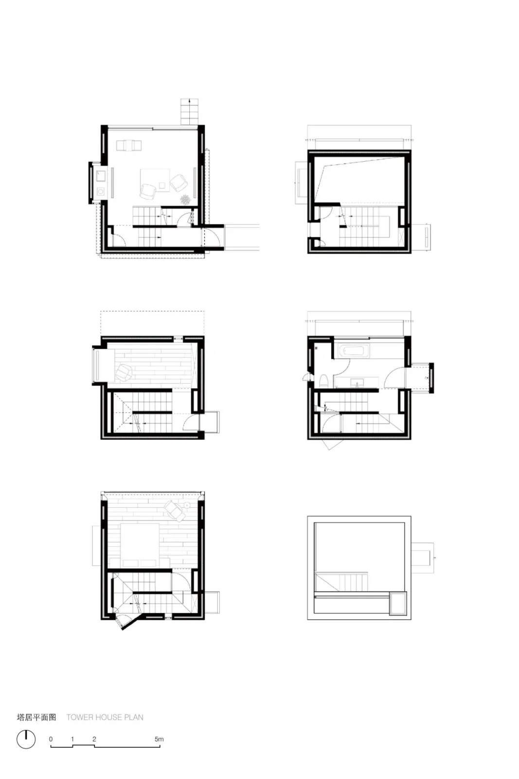 BIM Architecture | Cliff Top Cafe and Tower Residence • Architectural Firm (TAO)