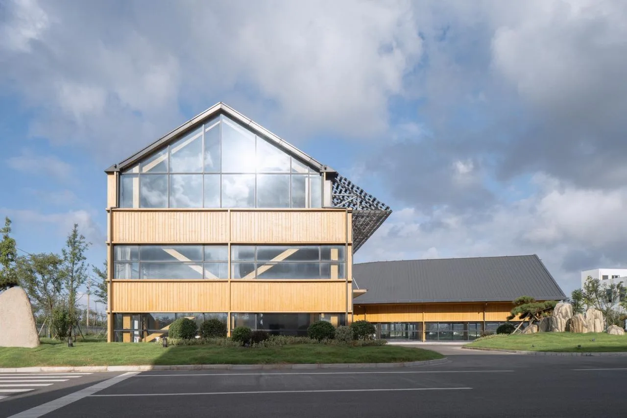 BIM Architecture | Wooden Home - Dafeng Wooden Structure R&D Center/CATS