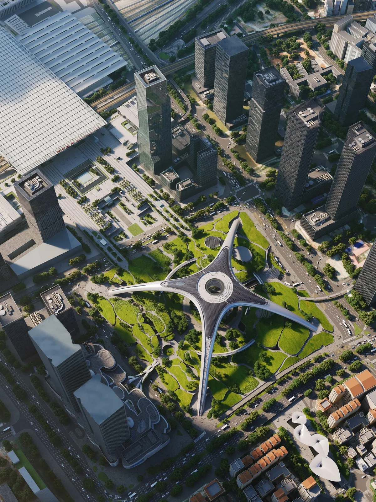BIM Architecture | Shenzhen Super Core Green Core/MAD Ma Yansong