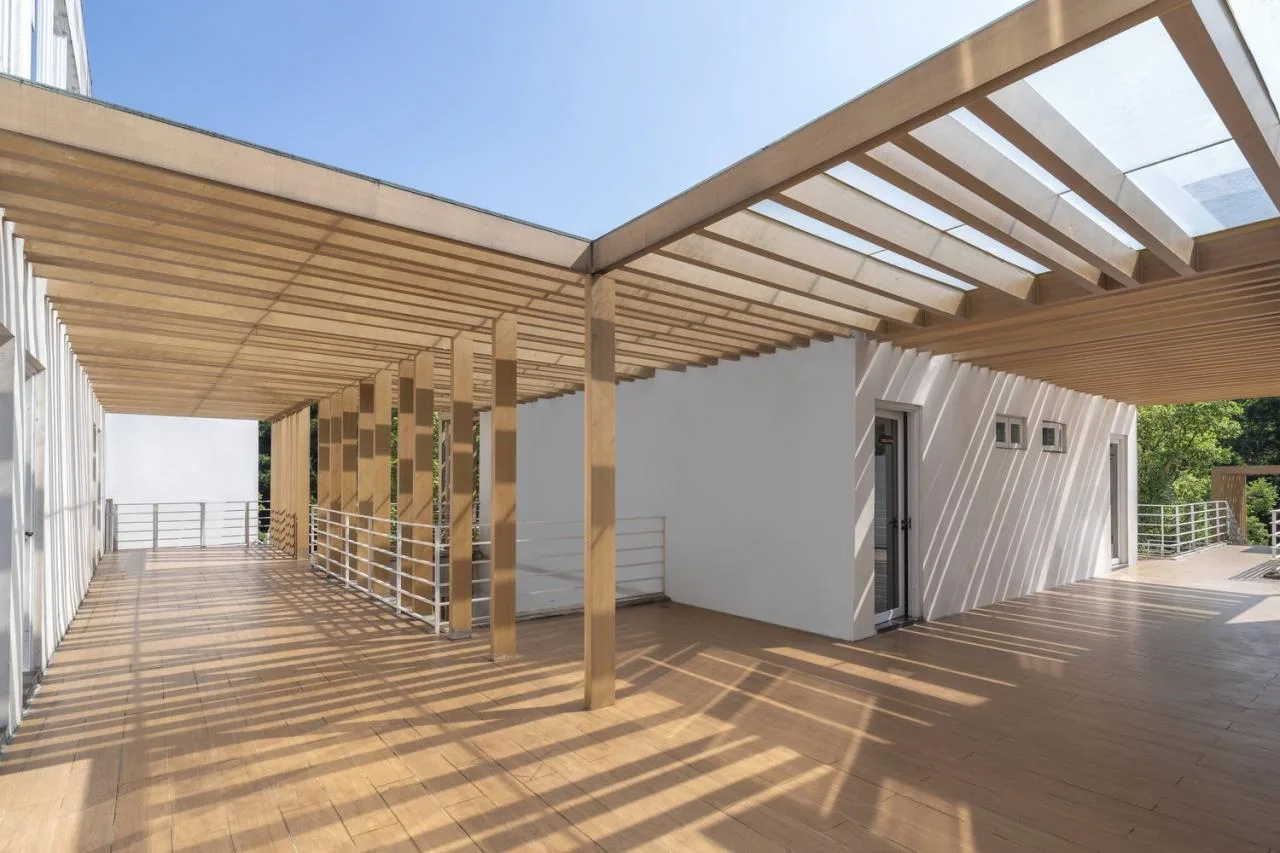 BIM Architecture | Multi level 'Lightness': Huangma Rural Revitalization Workstation and Rural Reception Room/Three dimensional Architecture