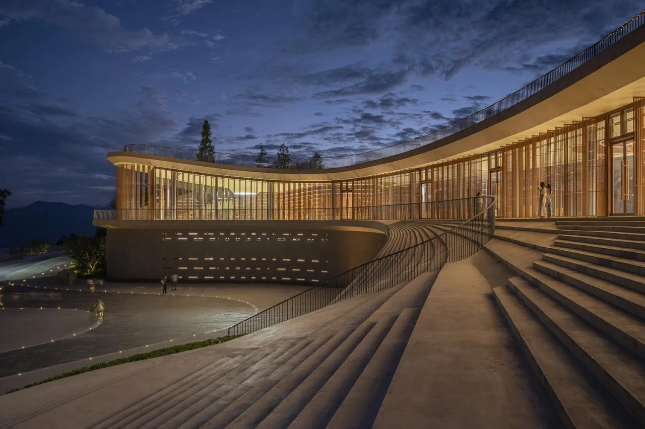 BIM Architecture | Three Gorges Tea Tourism Town Exhibition Center/Architecture Camp Design Studio