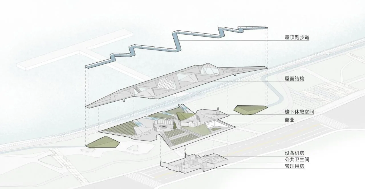BIM Architecture | Hangzhou Binjiang Public Space · Sanqiao Asian Games Park/Tongji Original Design Studio